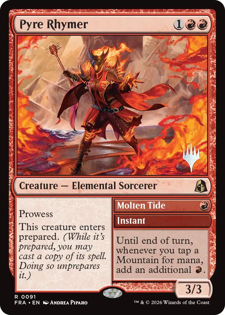 Pyre Rhymer [Reality Fracture Promos] | Gate City Games LLC