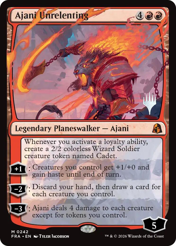 Ajani Unrelenting [Reality Fracture Promos] | Gate City Games LLC