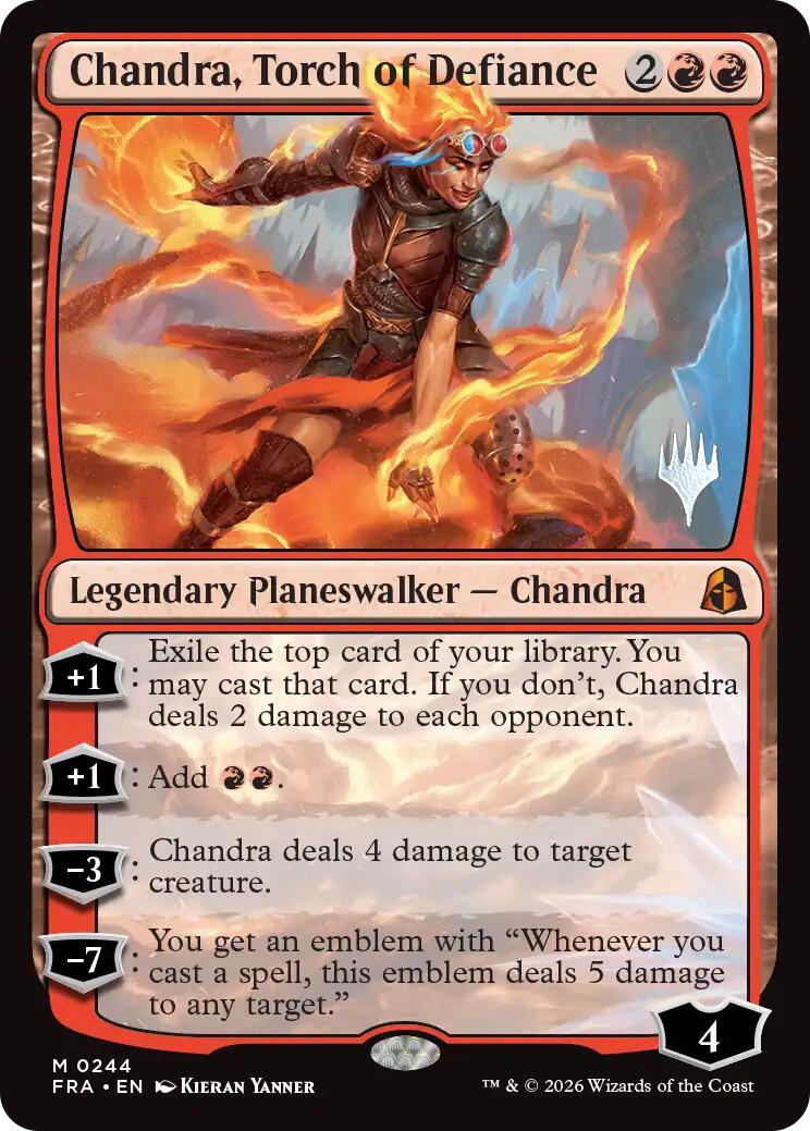 Chandra, Torch of Defiance [Reality Fracture Promos] | Gate City Games LLC