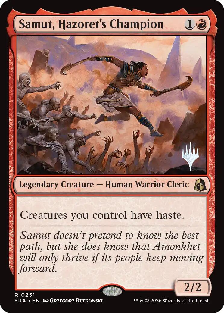 Samut, Hazoret's Champion [Reality Fracture Promos] | Gate City Games LLC