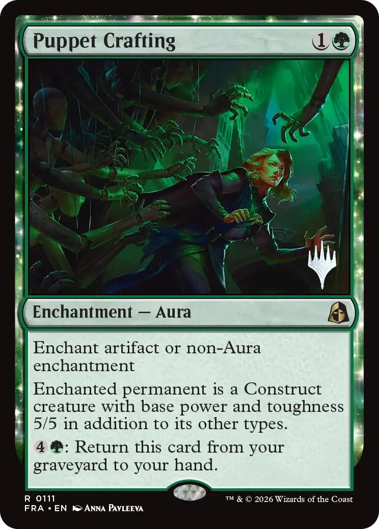 Puppet Crafting [Reality Fracture Promos] | Gate City Games LLC
