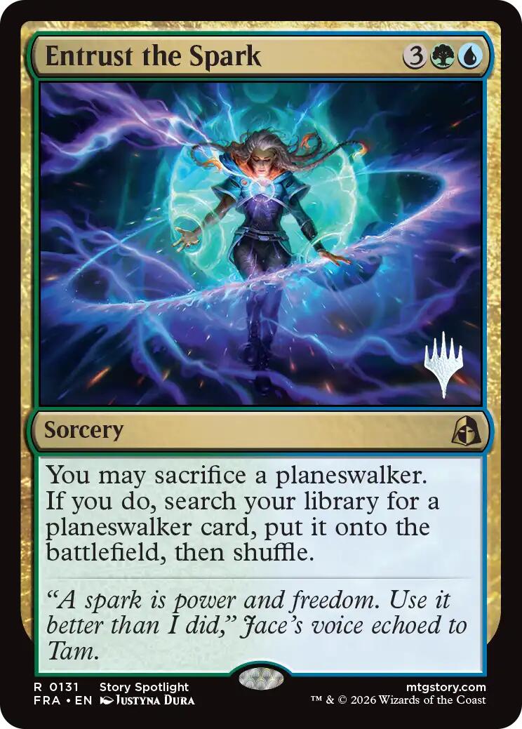 Entrust the Spark [Reality Fracture Promos] | Gate City Games LLC