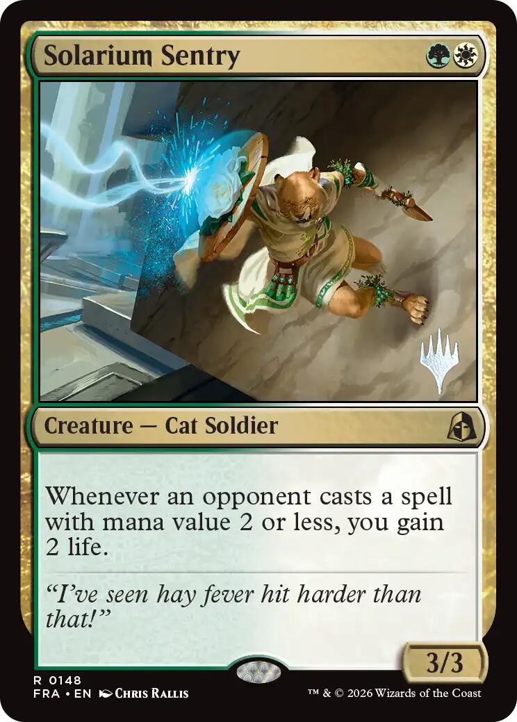 Solarium Sentry [Reality Fracture Promos] | Gate City Games LLC