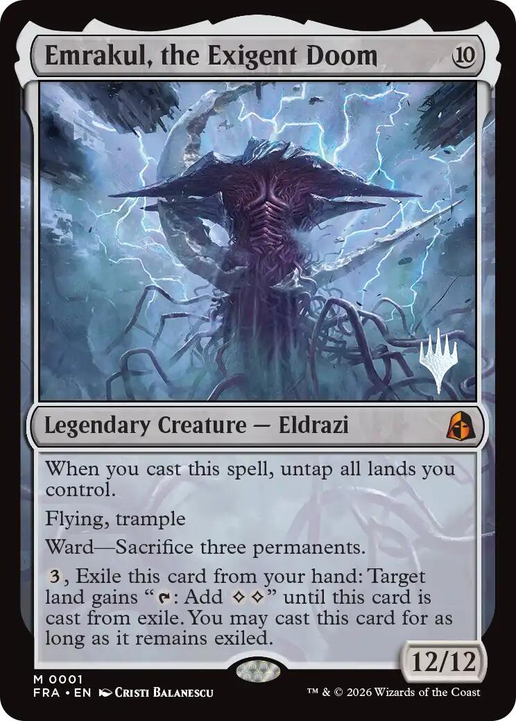Emrakul, the Exigent Doom [Reality Fracture Promos] | Gate City Games LLC