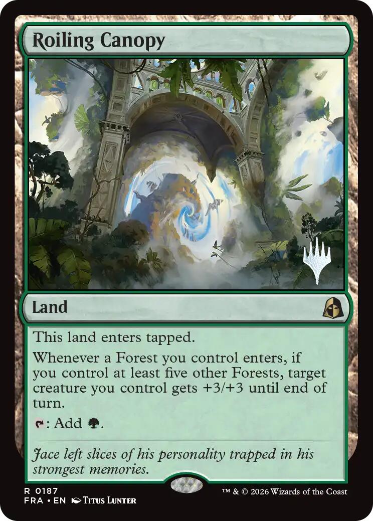 Roiling Canopy [Reality Fracture Promos] | Gate City Games LLC