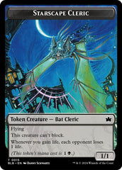 Starscape Cleric // Clue Double-Sided Token [Secrets of Strixhaven Tokens] | Gate City Games LLC