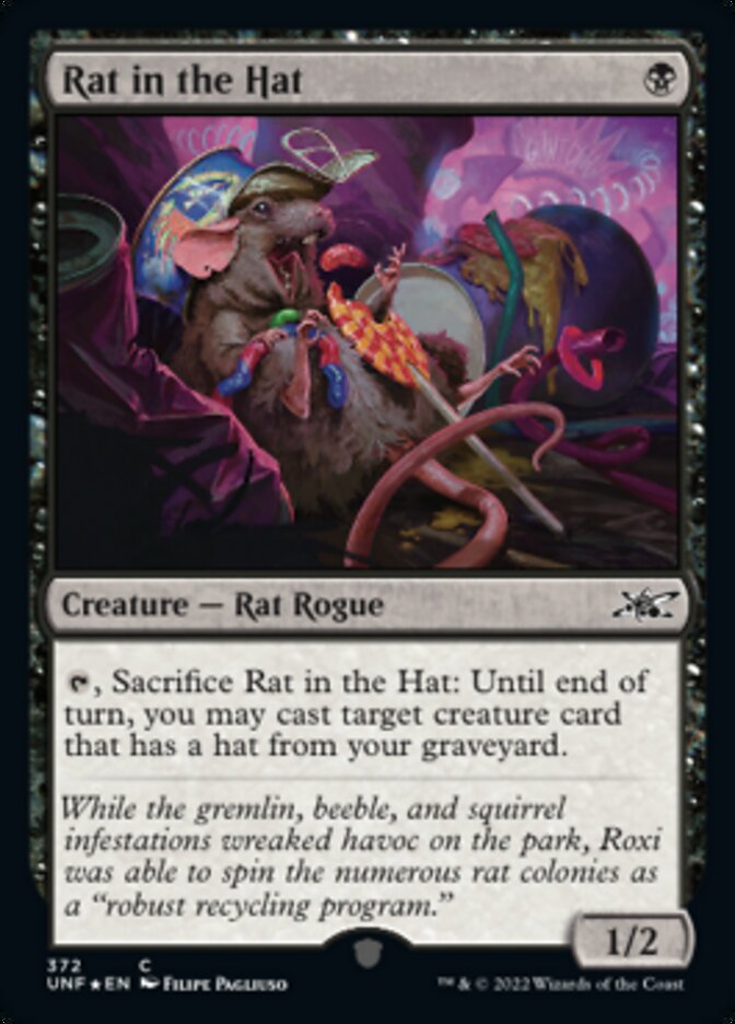 Rat in the Hat (Galaxy Foil) [Unfinity] | Gate City Games LLC