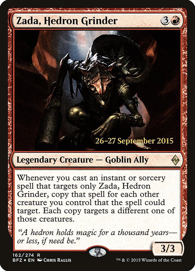 Zada, Hedron Grinder [Battle for Zendikar Prerelease Promos] | Gate City Games LLC