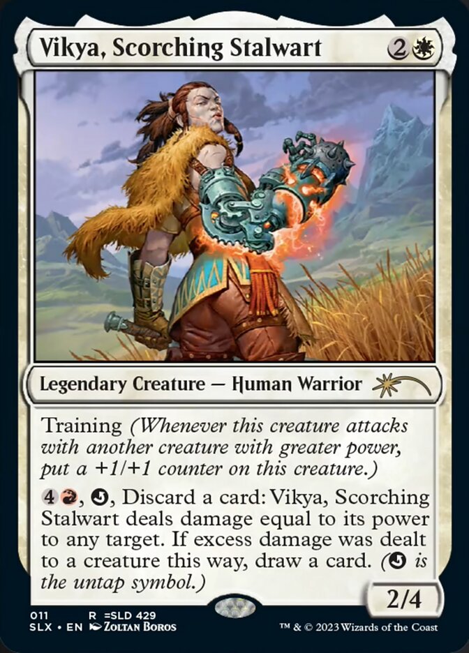 Vikya, Scorching Stalwart [Secret Lair: Universes Within] | Gate City Games LLC
