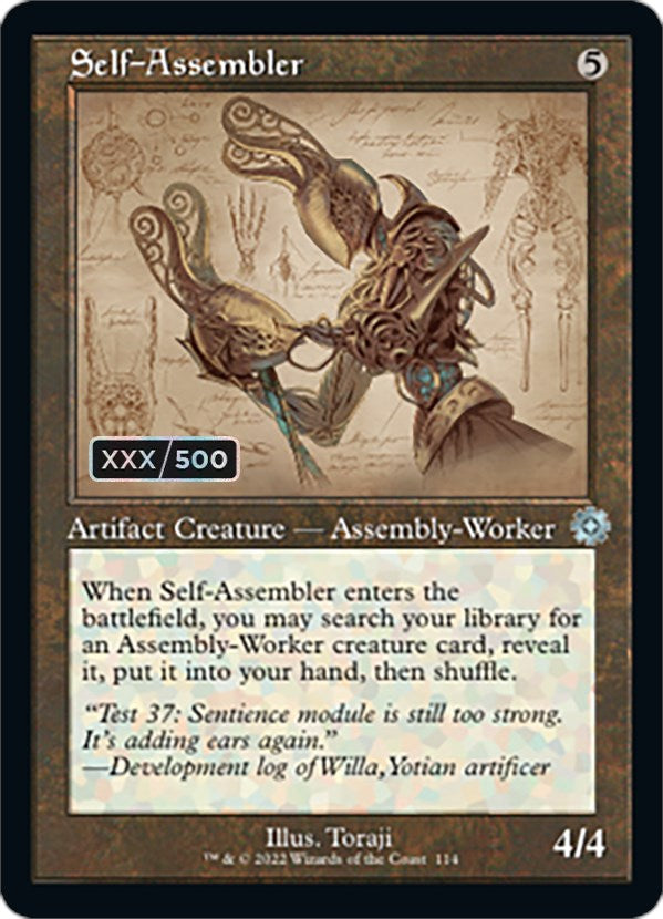 Self-Assembler (Retro Schematic) (Serialized) [The Brothers' War Retro Artifacts] | Gate City Games LLC