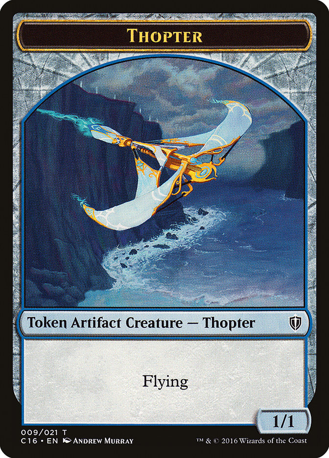 Daretti, Scrap Savant Emblem // Thopter Double-Sided Token [Commander 2016 Tokens] | Gate City Games LLC