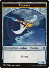 Daretti, Scrap Savant Emblem // Thopter Double-Sided Token [Commander 2016 Tokens] | Gate City Games LLC