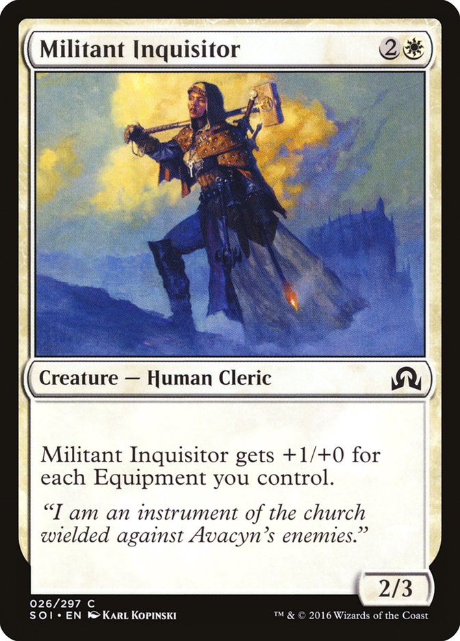 Militant Inquisitor [Shadows over Innistrad] | Gate City Games LLC