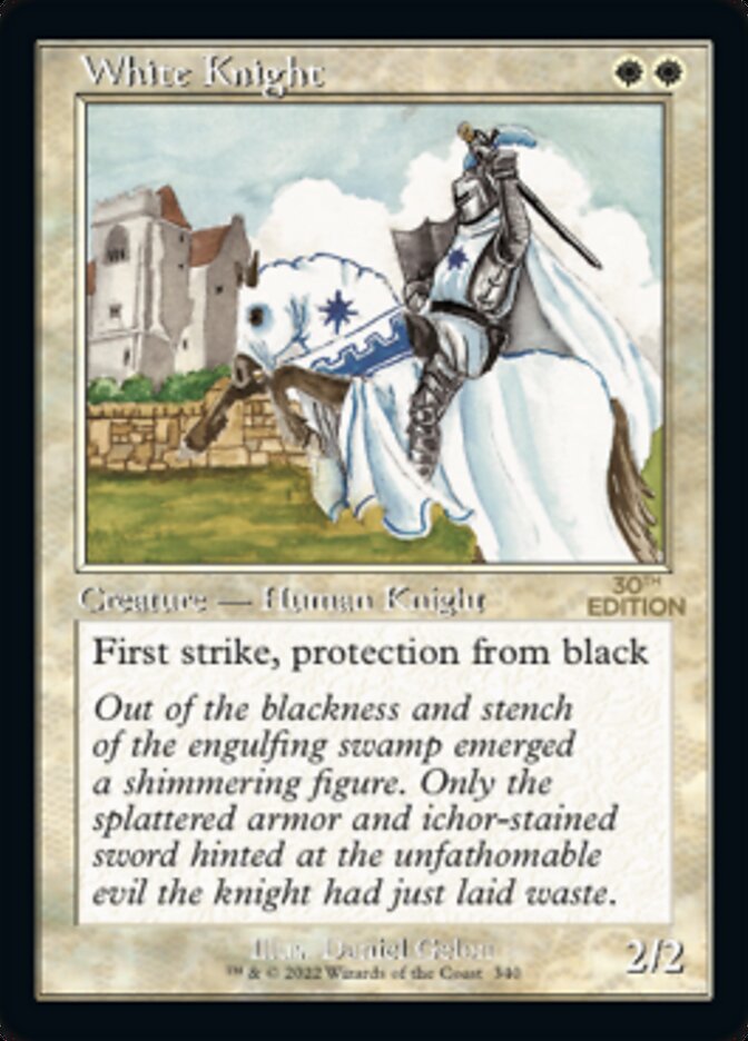 White Knight (Retro) [30th Anniversary Edition] | Gate City Games LLC