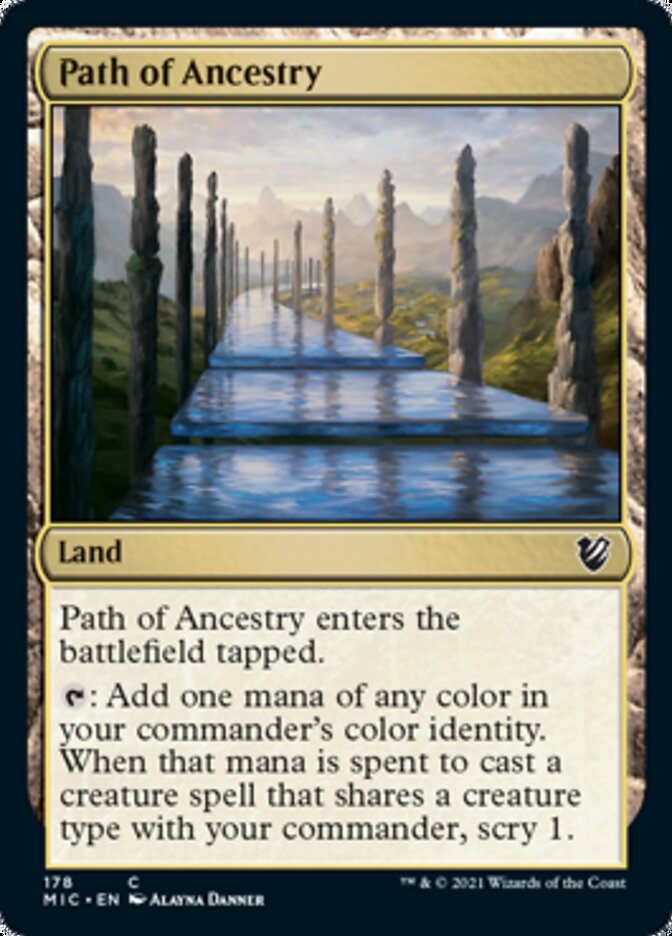 Path of Ancestry [Innistrad: Midnight Hunt Commander] | Gate City Games LLC