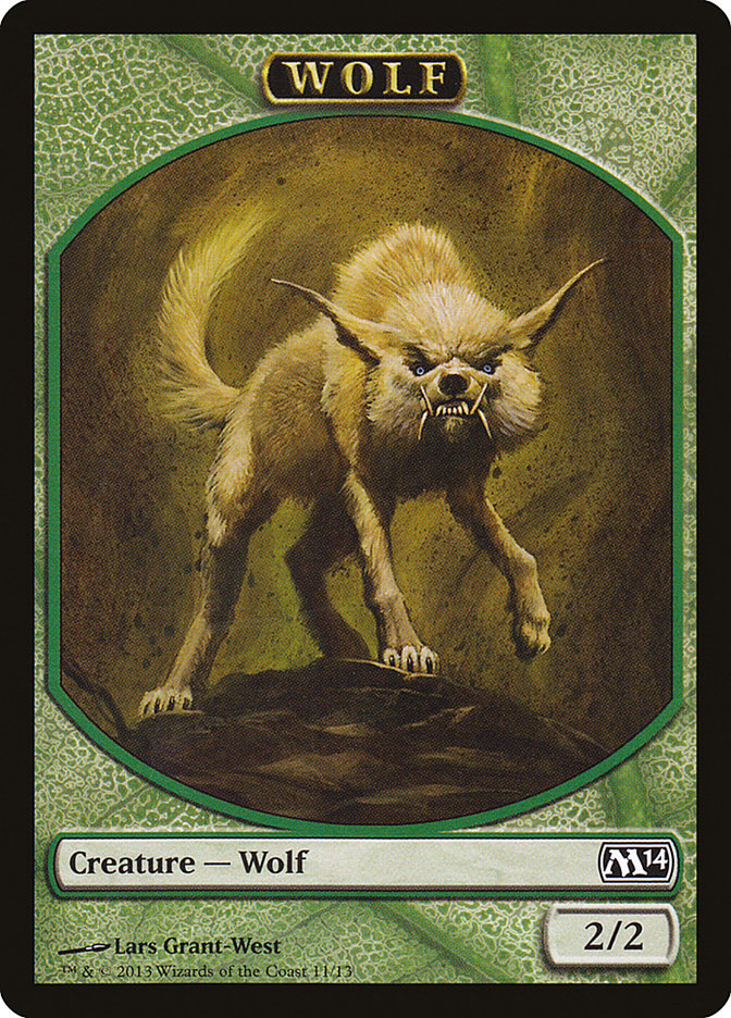 Wolf Token [Magic 2014 Tokens] | Gate City Games LLC