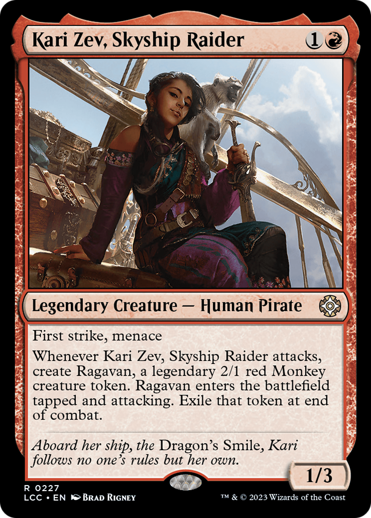 Kari Zev, Skyship Raider [The Lost Caverns of Ixalan Commander] | Gate City Games LLC