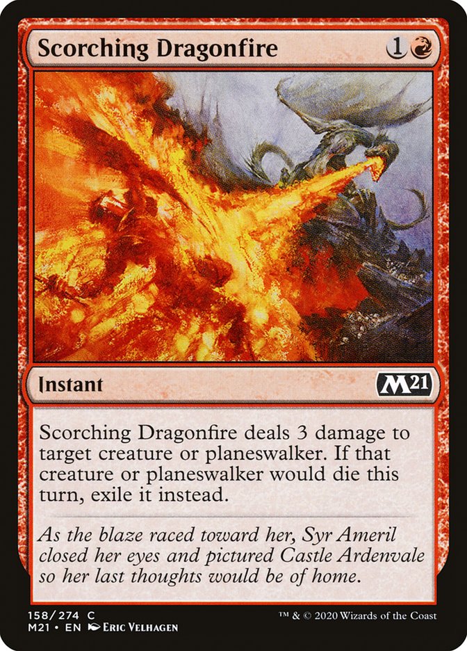Scorching Dragonfire [Core Set 2021] | Gate City Games LLC