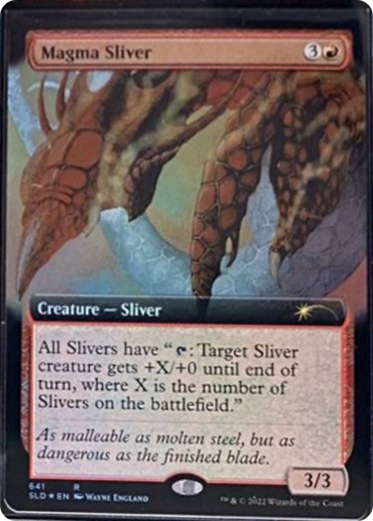 Magma Sliver (Extended Art) [Secret Lair Drop Series] | Gate City Games LLC