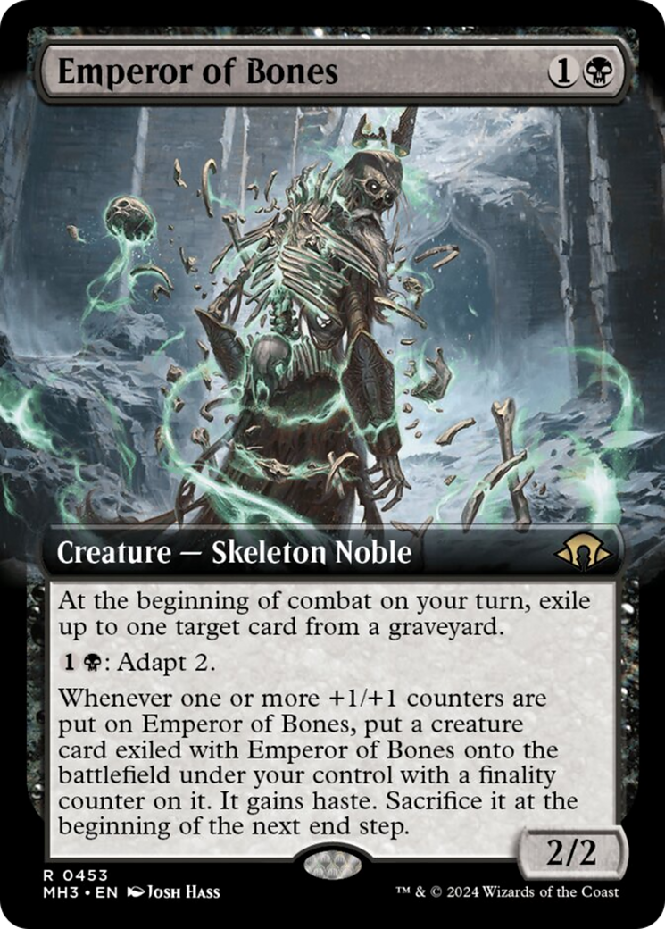 Emperor of Bones (Extended Art) [Modern Horizons 3] | Gate City Games LLC