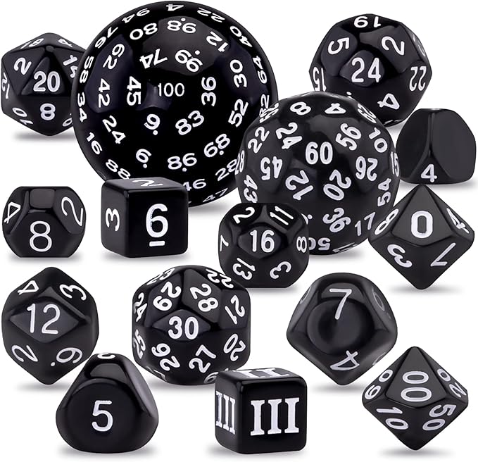 15-Piece Polyhedral Set | Gate City Games LLC