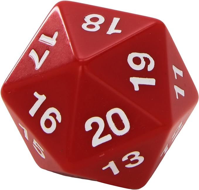 55mm 20 Sided Die (Spindown) | Gate City Games LLC