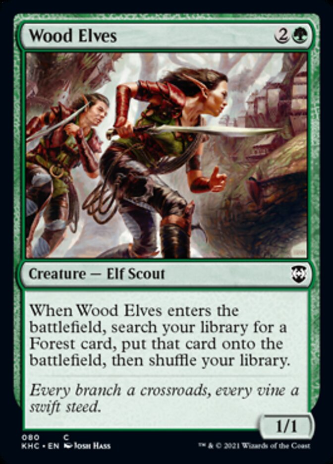 Wood Elves [Kaldheim Commander] | Gate City Games LLC