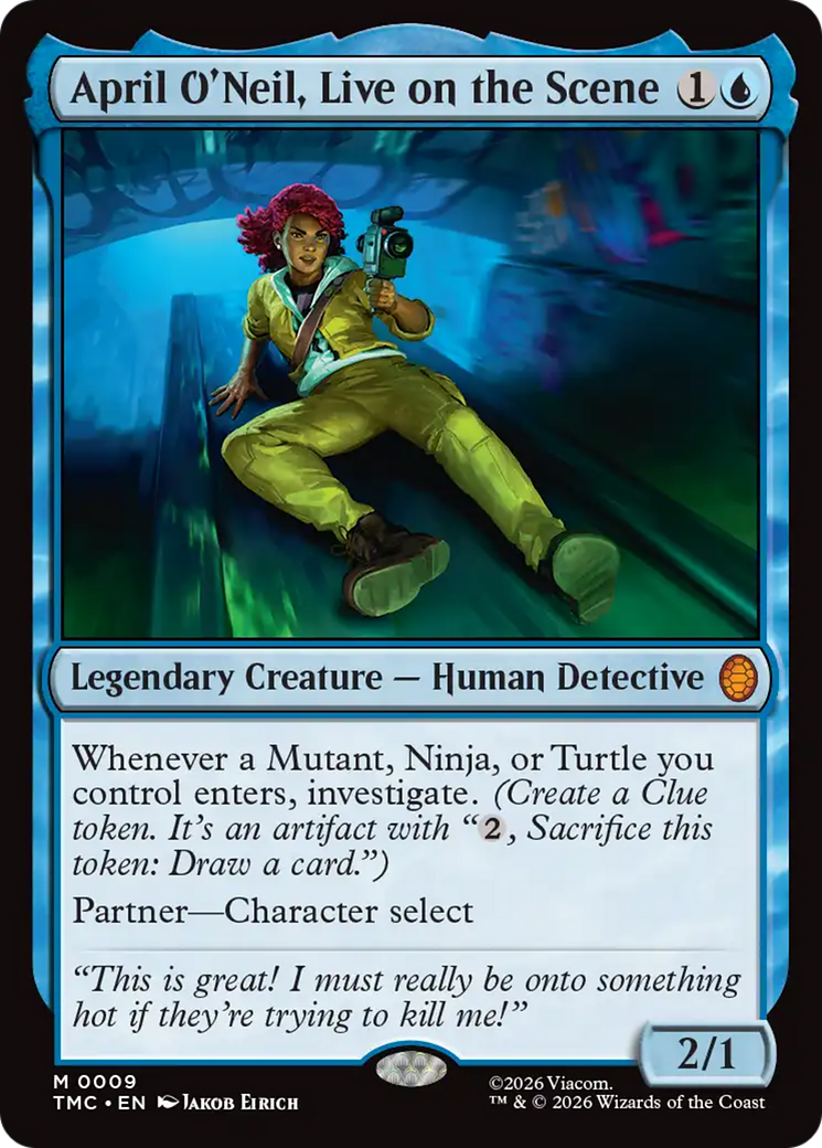 April O'Neil, Live on the Scene [Teenage Mutant Ninja Turtles Commander] | Gate City Games LLC