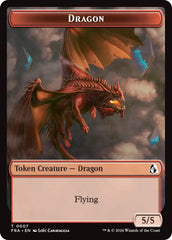 Dragon // Treasure Double-Sided Token [Reality Fracture Tokens] | Gate City Games LLC