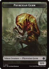 Phyrexian Germ // Phyrexian Beast Double-Sided Token [Foundations Commander Tokens] | Gate City Games LLC
