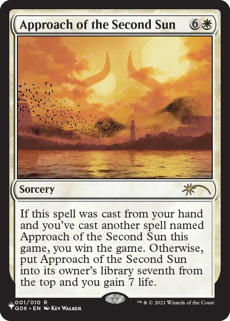 Approach of the Second Sun (Q06) [The List] | Gate City Games LLC
