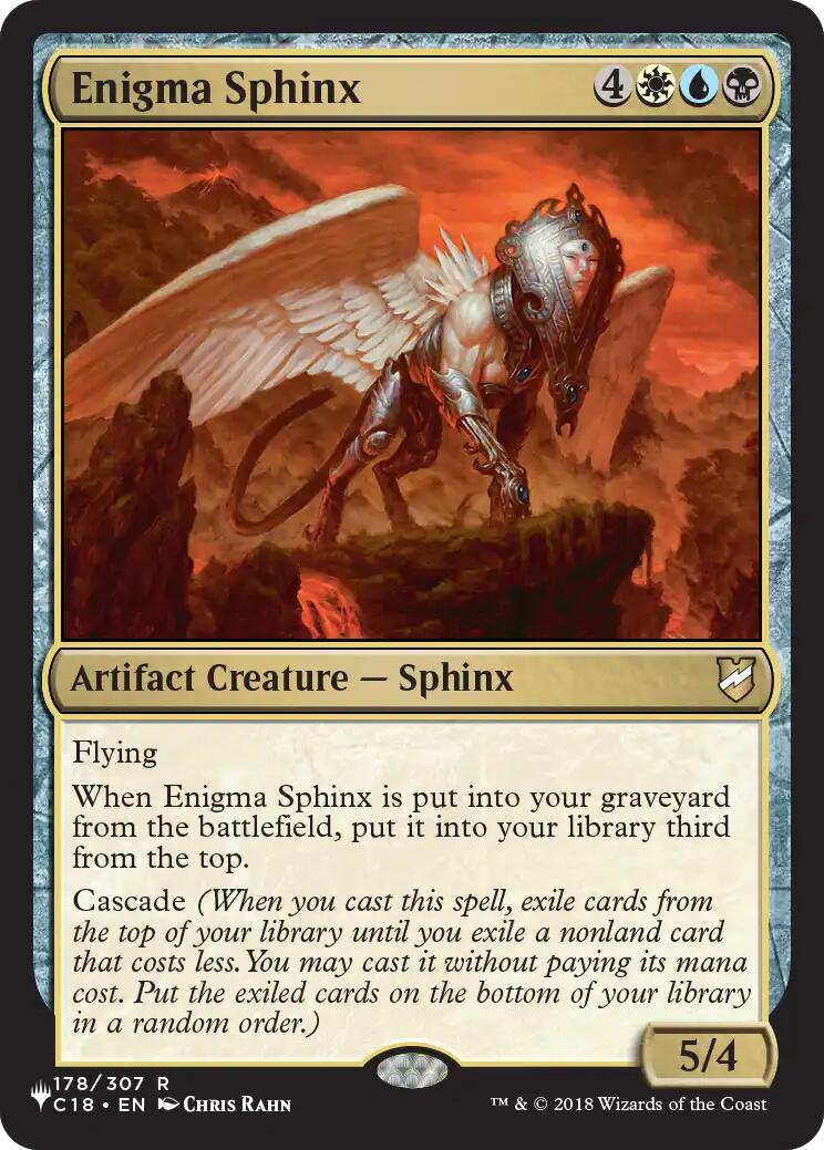Enigma Sphinx [The List] | Gate City Games LLC