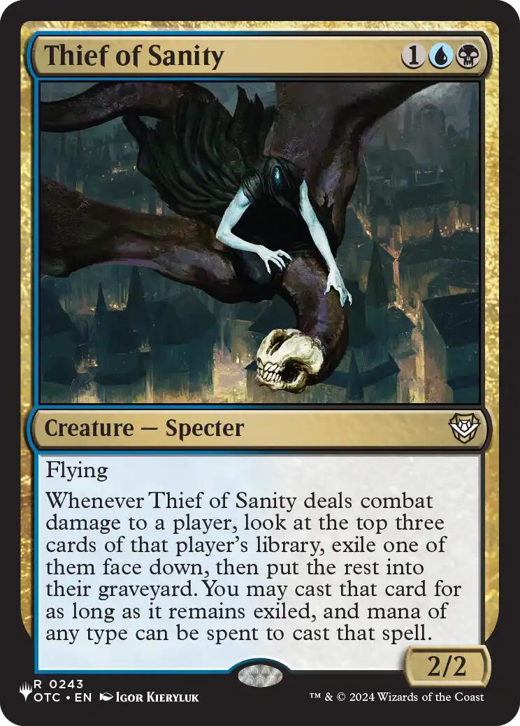 Thief of Sanity [The List] | Gate City Games LLC