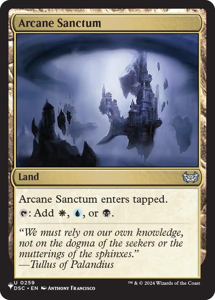 Arcane Sanctum (DSC) [The List] | Gate City Games LLC