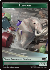 Rhino (013) // Elephant (012) Double-Sided Token [Marvel Super Heroes Commander Tokens] | Gate City Games LLC