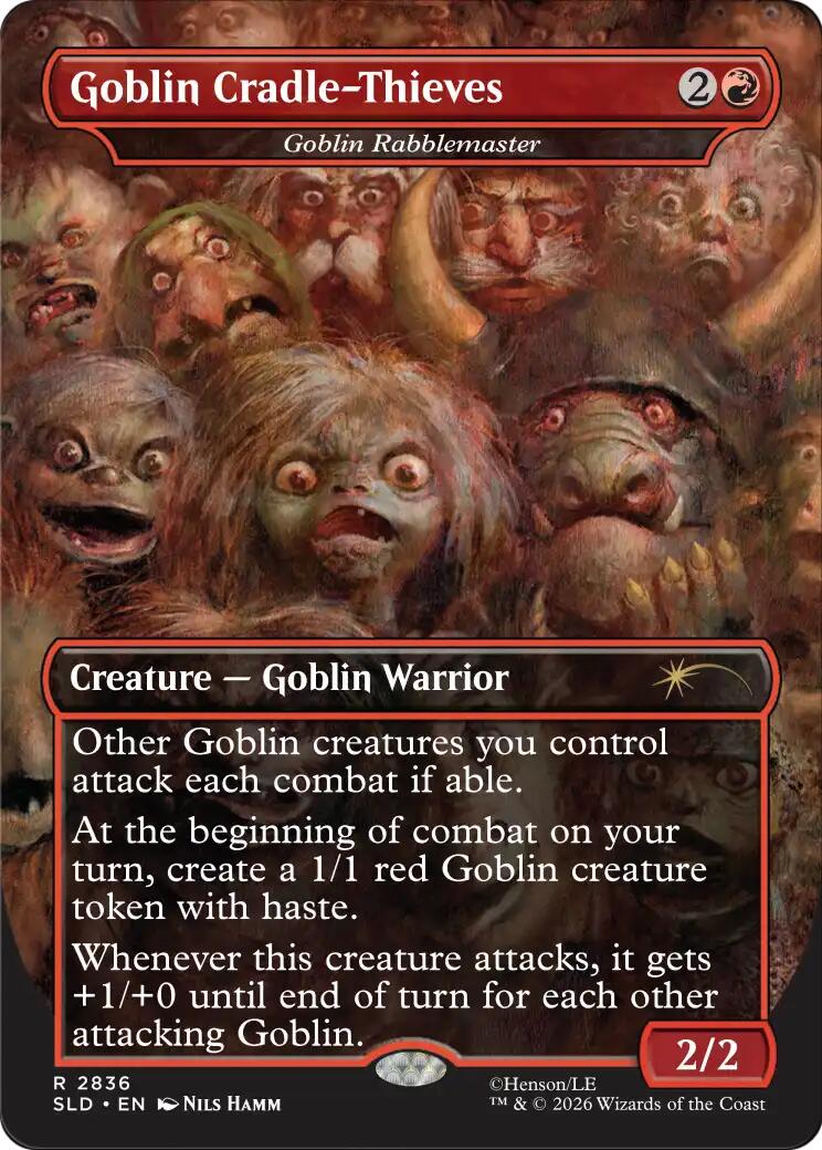 Goblin Cradle-Thieves - Goblin Rabblemaster [Secret Lair Drop Series] | Gate City Games LLC