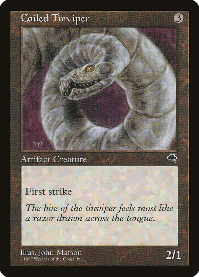 Coiled Tinviper [Tempest] | Gate City Games LLC