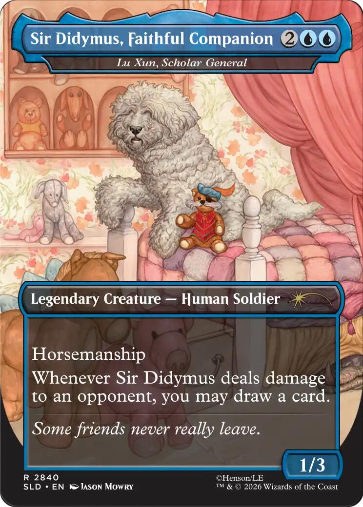 Sir Didymus, Rider of Ambrosius - Lu Xun, Scholar General [Secret Lair Drop Series] | Gate City Games LLC