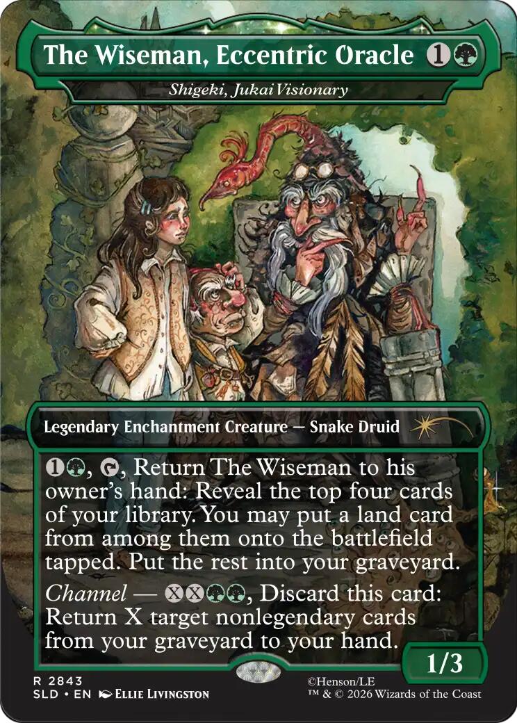 The Wiseman, Eccentric Oracle - Shigeki, Jukai Visionary [Secret Lair Drop Series] | Gate City Games LLC