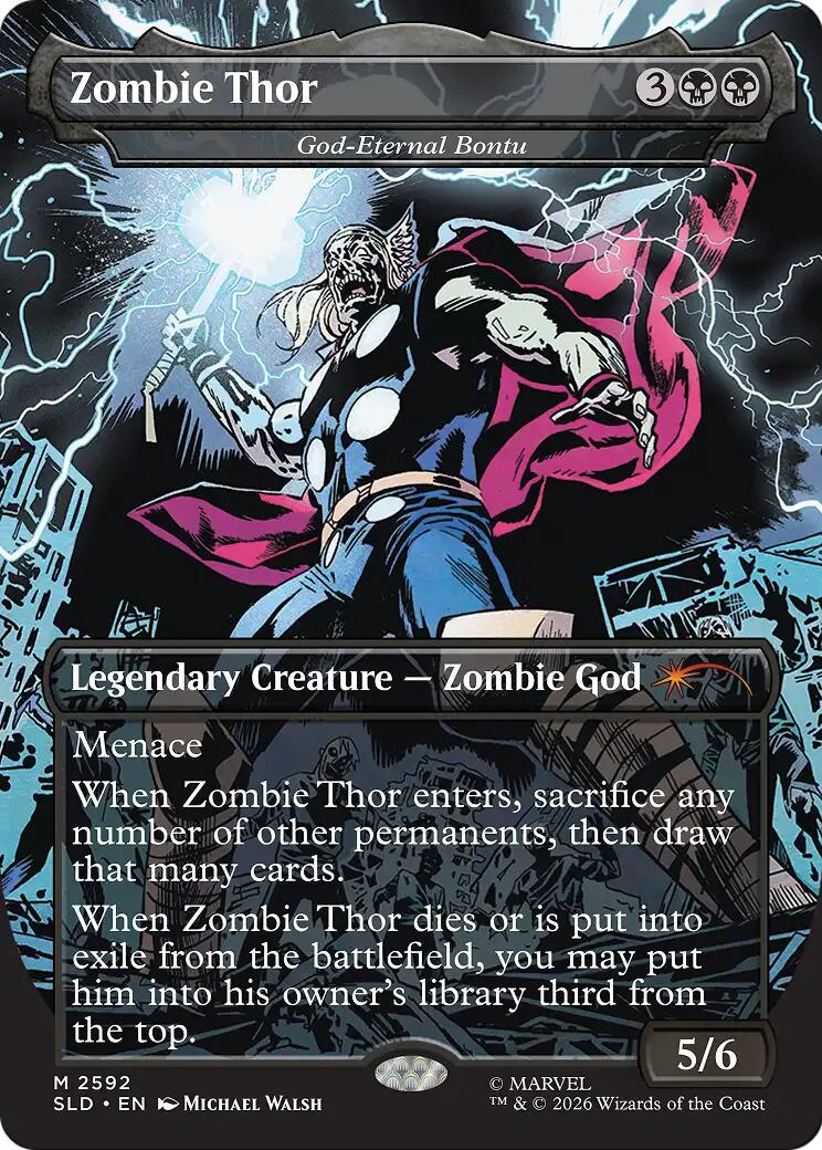 Zombie Thor - God-Eternal Bontu [Secret Lair Drop Series] | Gate City Games LLC