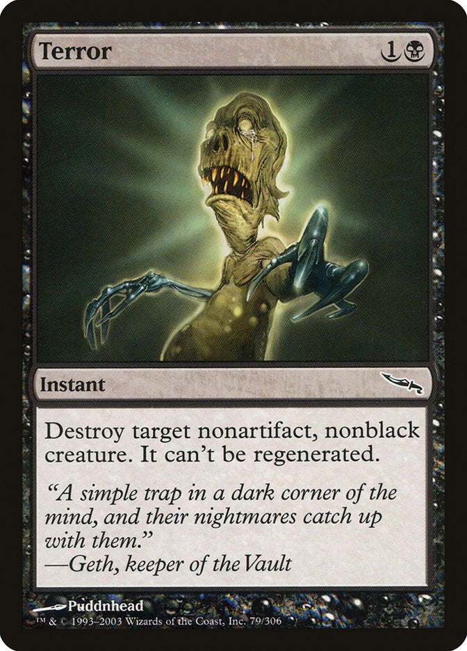 Terror [Mirrodin] | Gate City Games LLC