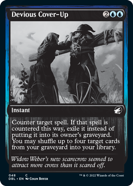 Devious Cover-Up [Innistrad: Double Feature] | Gate City Games LLC