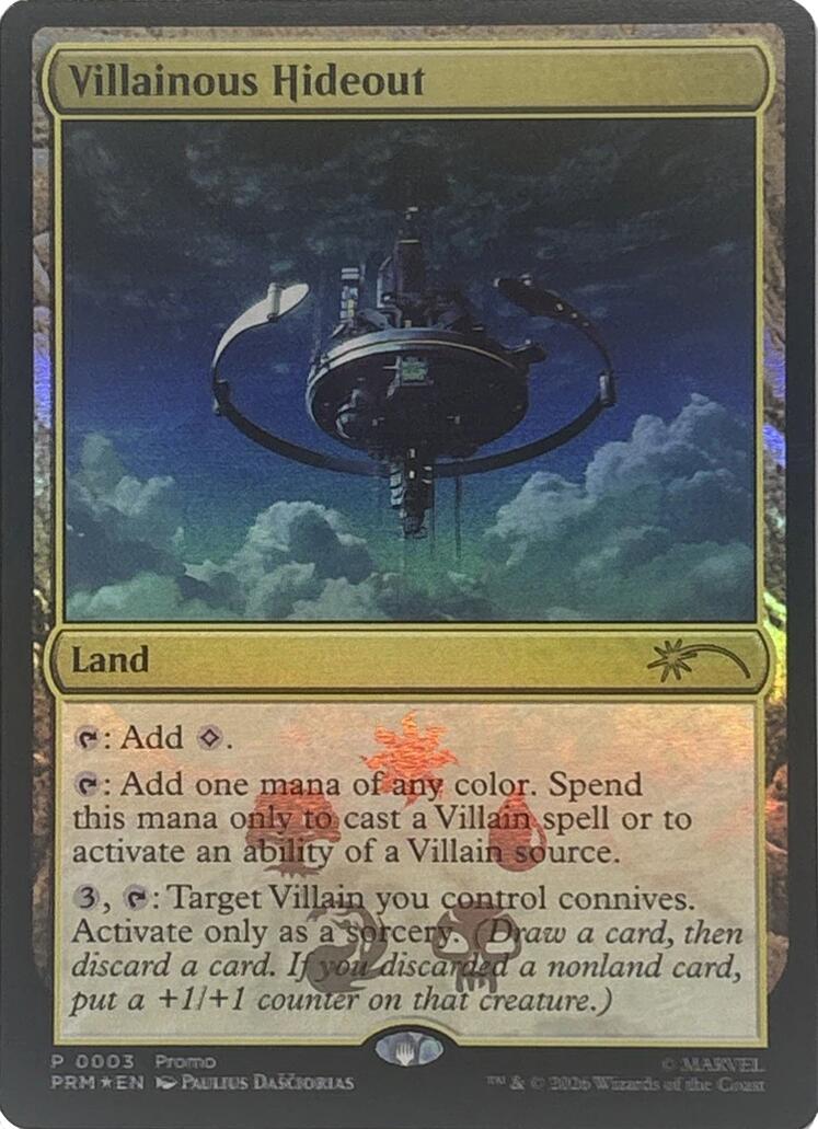 Villainous Hideout [Marvel Super Heroes Promos] | Gate City Games LLC