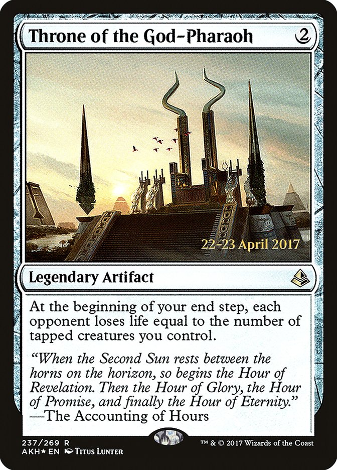 Throne of the God-Pharaoh [Amonkhet Prerelease Promos] | Gate City Games LLC