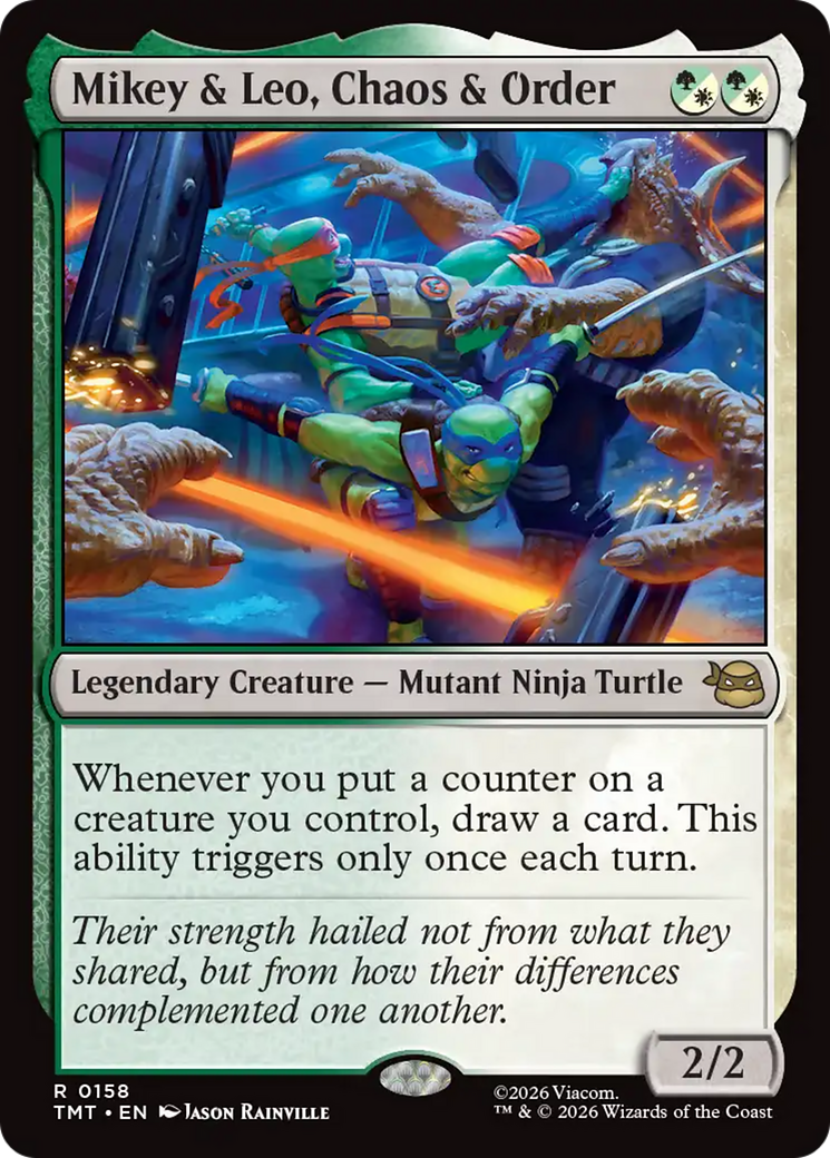 Mikey & Leo, Chaos & Order [Teenage Mutant Ninja Turtles] | Gate City Games LLC