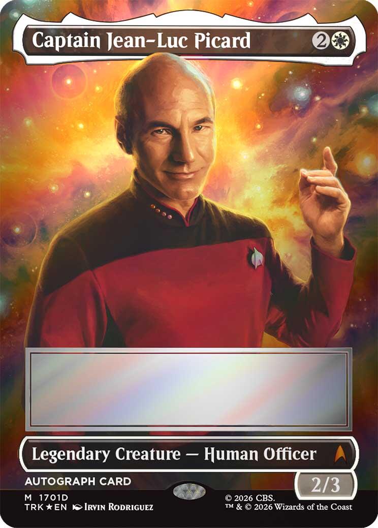 Captain Jean-Luc Picard (Borderless) (Signed) [Star Trek] | Gate City Games LLC