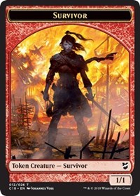 Survivor // Myr (023) Double-Sided Token [Commander 2018 Tokens] | Gate City Games LLC