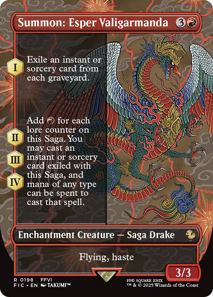 Summon: Esper Valigarmanda (Borderless) [FINAL FANTASY Commander] | Gate City Games LLC