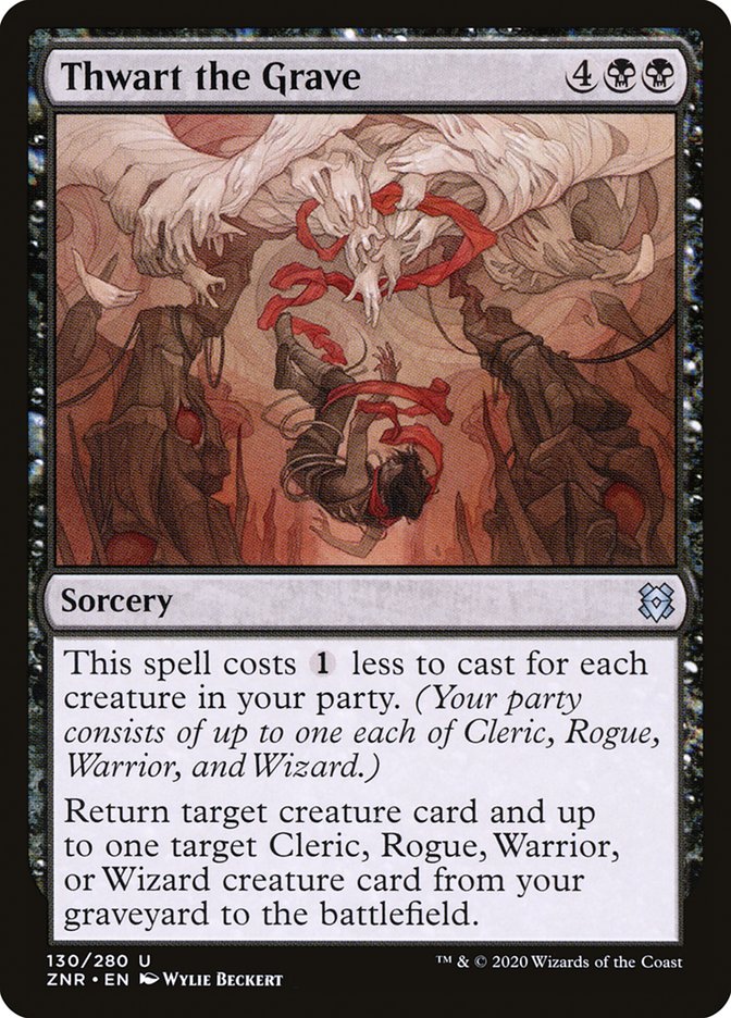 Thwart the Grave [Zendikar Rising] | Gate City Games LLC
