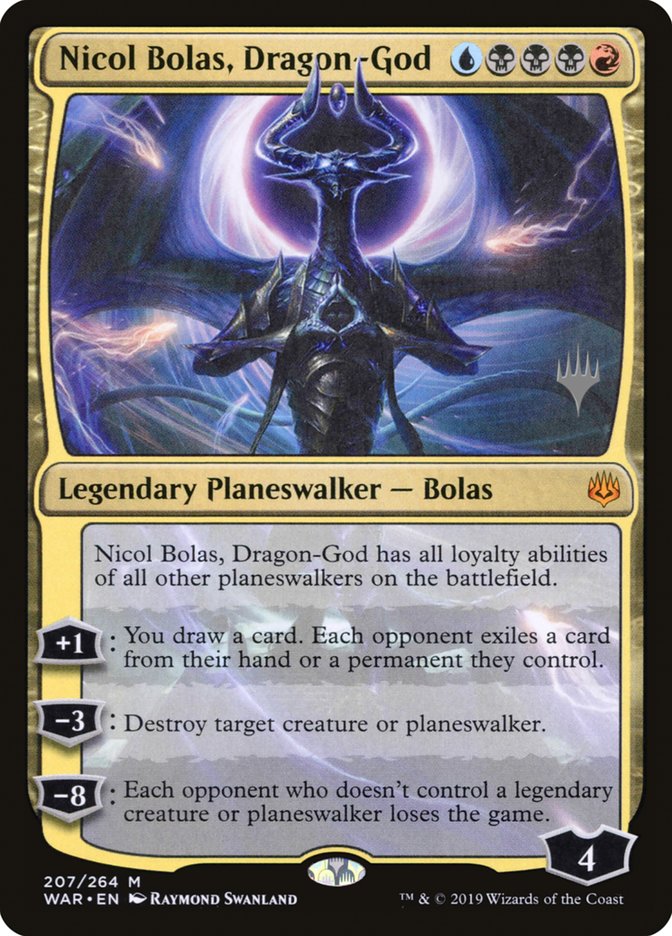 Nicol Bolas, Dragon-God (Promo Pack) [War of the Spark Promos] | Gate City Games LLC